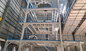 1. Machine tower steel structure, KGB Konstruktion Bure Germany - Vinh Loc Industrial Park - HCM